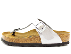 Birkenstock Gizeh sandal silver med spänne (medium-bred 35-39)